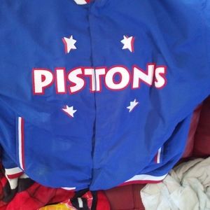 Mitchell and ness pistons coat